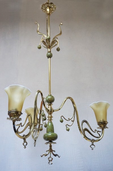 kroonluchter-Victor-Horta-style-Belgische-Art-Nouveau-jugenstil-chandelier-Vienna-Secession-Fernand Dubois-whiplash